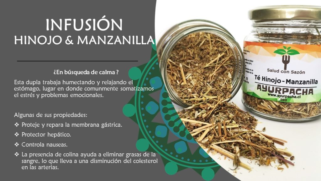 Te De Manzanilla Hinojo Y Aloe Vera INFUSIÓN HINOJO & MANZANILLA