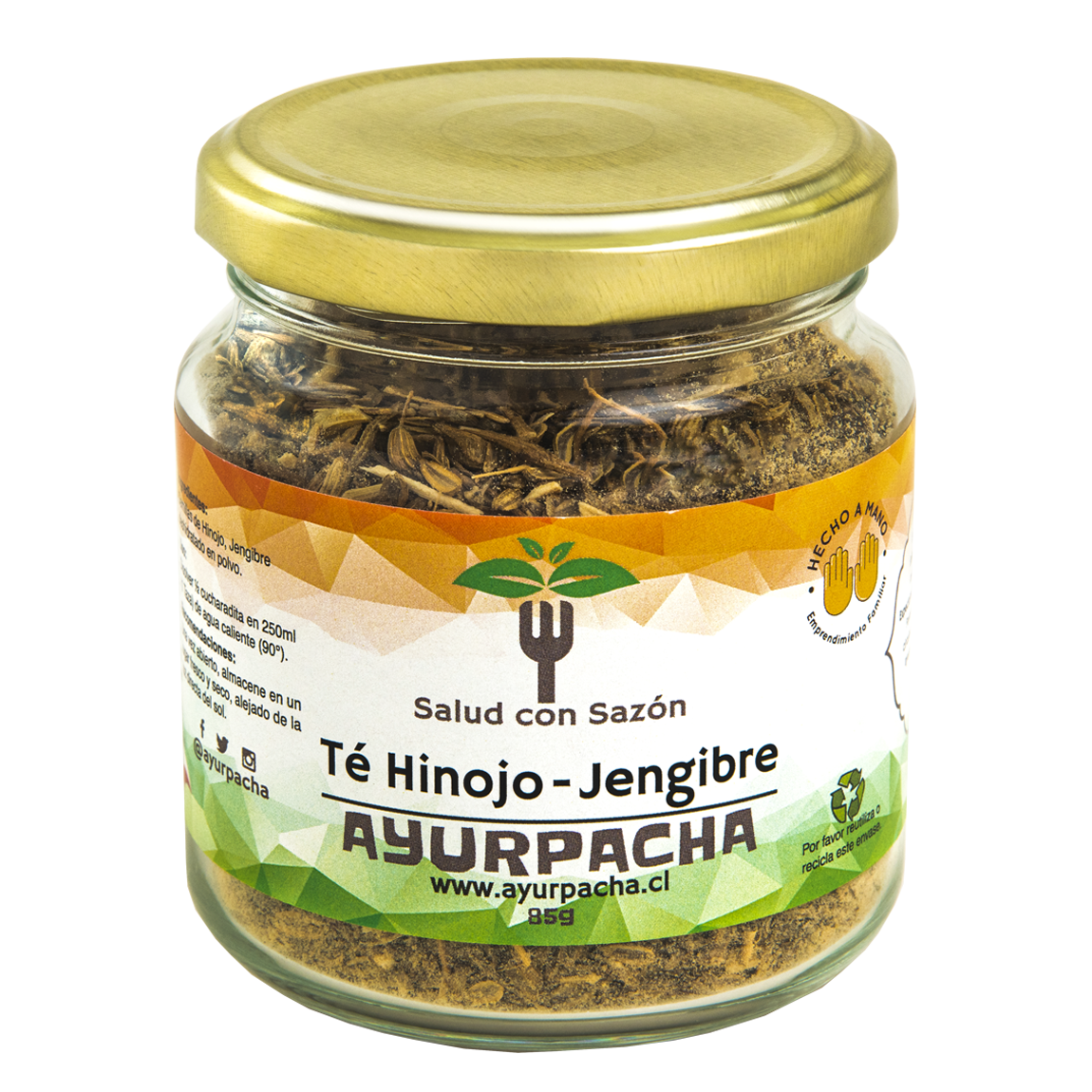 Infusion Hinojo Jengibre 85g - Ayurpacha